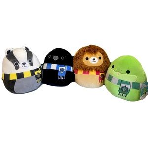 Harry Potter Squishmallows 8" Set Slytherin,Gryffindor,Ravenclaw,Hufflepuff NWT